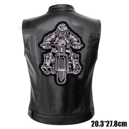 Patches Bordados Grandes para Costurar ou Termocolantes em Couro, Jeans, Roupas, DIY, Motocicleta, Biker, Punk