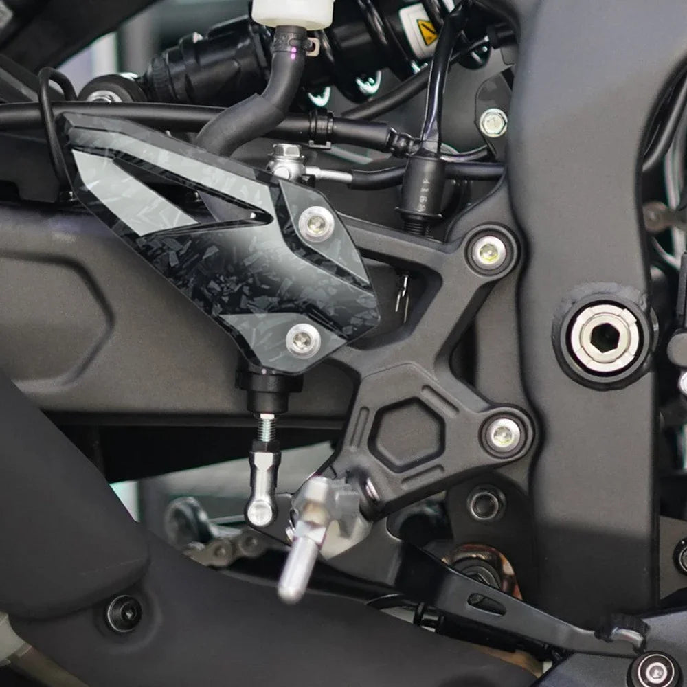 Capa para kawasaki ZX-4R 2023-2024 ZX-4RR 2023-2024 pedal protetor de calcanhar