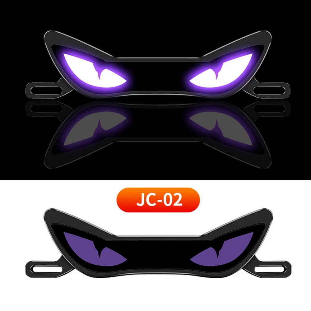 Luz LED Multifuncional à Prova d'Água, Luzes Coloridas, Decoração Modificada para Motocicletas, Luz Traseira Universal para Placa de Motocicleta