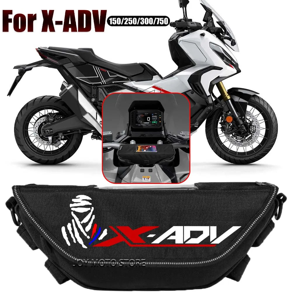 Para honda X-ADV xadv150 250 300 750 acessórios da motocicleta saco de ferramentas à prova ddustágua e poeira conveniente viagem guiador saco
