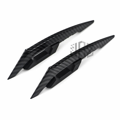 Spoiler lateral dianteiro para motocicleta, conjunto de asas aerodinâmicas para vespa yamaha, acessórios universais para moto