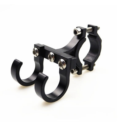Ganchos para Patinetes Elétricos, Suporte Simples para Bicicletas, Gancho de Armazenamento para Tubos, Fivela de Fixação para E-bikes, Suporte Duplo Portátil de Metal para Capacete