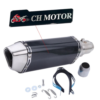 Escorregar em 38-51mm universal escape da motocicleta para motos de alta qualidade para atv bicicleta de rua peças de reposição da motocicleta