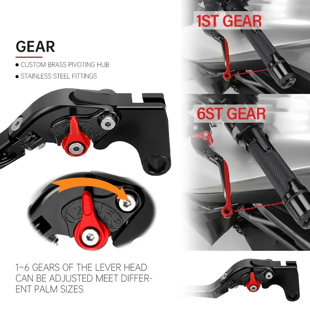 Para bajaj pulsar 200 ns/as/rs/dominar 400 alavancas de freio embreagem da motocicleta & freio mão guiador aperto lidar com apertos mão
