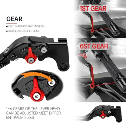 Para bajaj pulsar 200 ns/as/rs/dominar 400 alavancas de freio embreagem da motocicleta & freio mão guiador aperto lidar com apertos mão