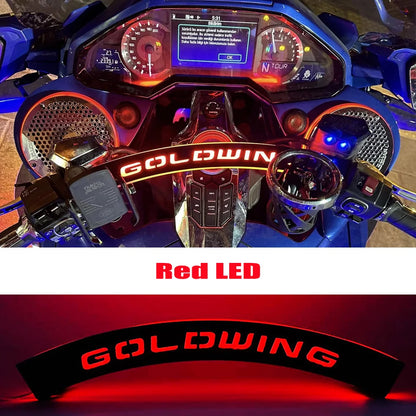Goldwing 1800 goldwing1800 novos acessórios refletor dianteiro da motocicleta luzes led caixa lateral traseira refletor para honda gl1800 2018-