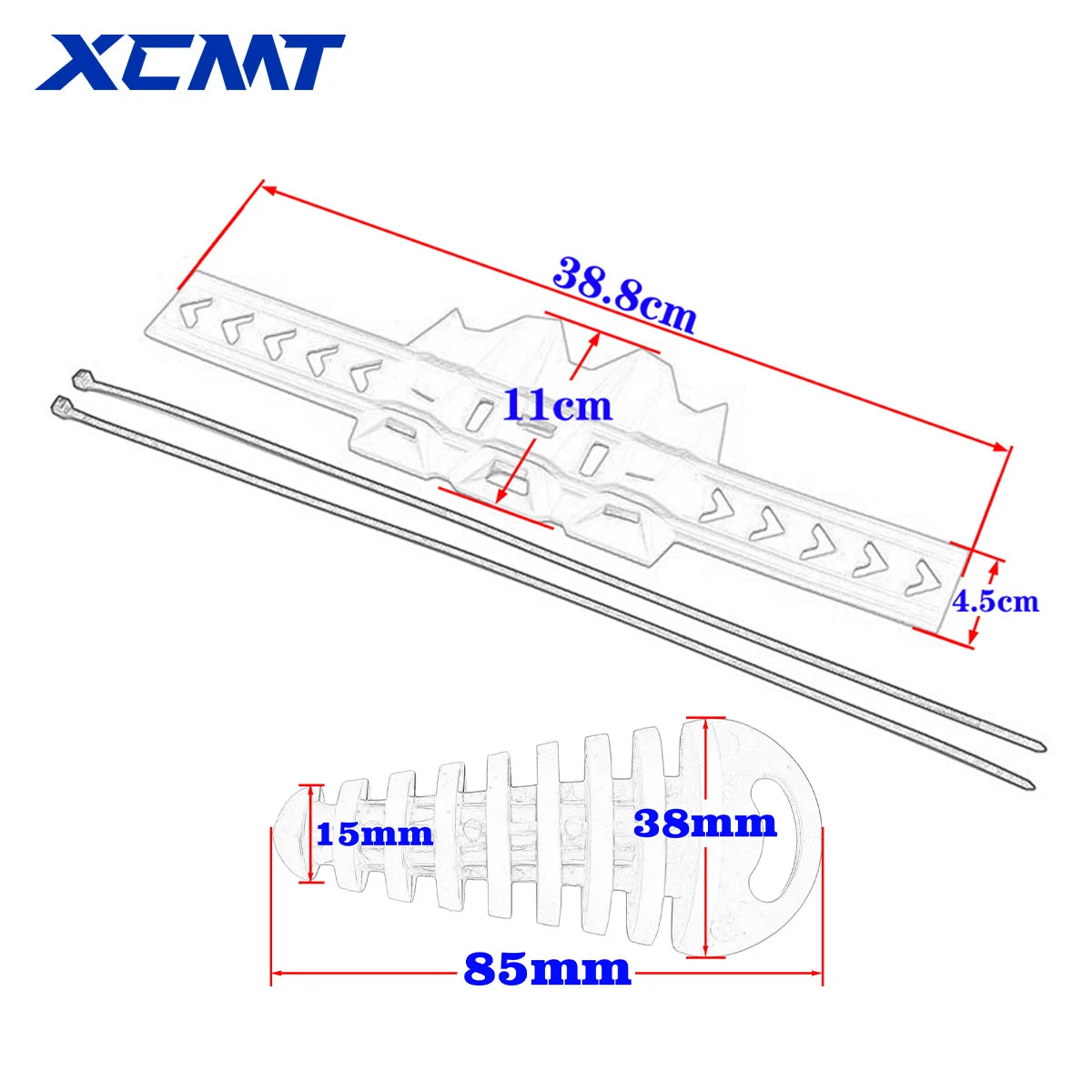 Protetor de Escapamento para Motocicleta, Conjunto de Plugues para Tubo de Escape para KTM Yamaha Husqvarna Dirt Pit Bike, Acessórios MOTO