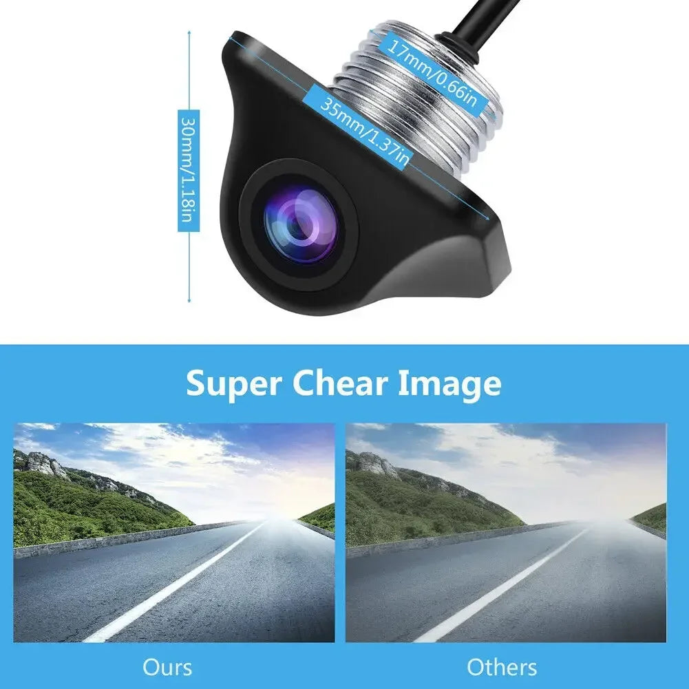 5 inch LCD Rear View Mirror Monitor Reversing Backup Camera Kit for Car MPV RV SUV Parking Easy Installation