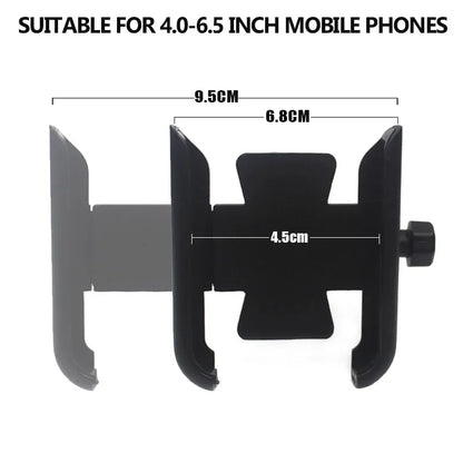 Suporte de Guidão CNC para Espelho, Celular e GPS para Motocicletas Bajaj Pulsar N160 RS200 NS200 NS160 NS125 Pulsar 150