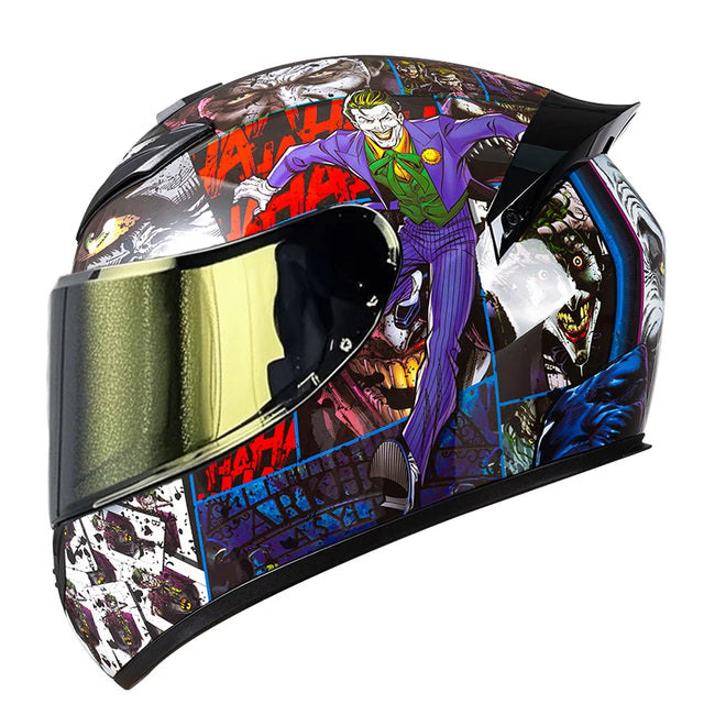 Capacete unissex de rosto inteiro com certificação DOT, capacete de segurança para scooter, capacete modular
