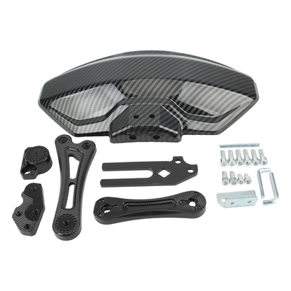 Para-lamas extensor ajustável para roda traseira de motocicleta, transferência de água, liga de alumínio, acessórios universais para scooters