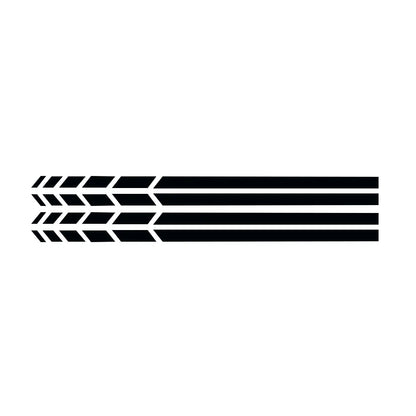 Espelho Retrovisor Side Adesivo, Vinyl Stripe Emblema, Decalque do carro, Acessórios de Decoração do carro, Preto, Branco, Vermelho, Azul, 20x0.7cm, 4pcs por conjunto
