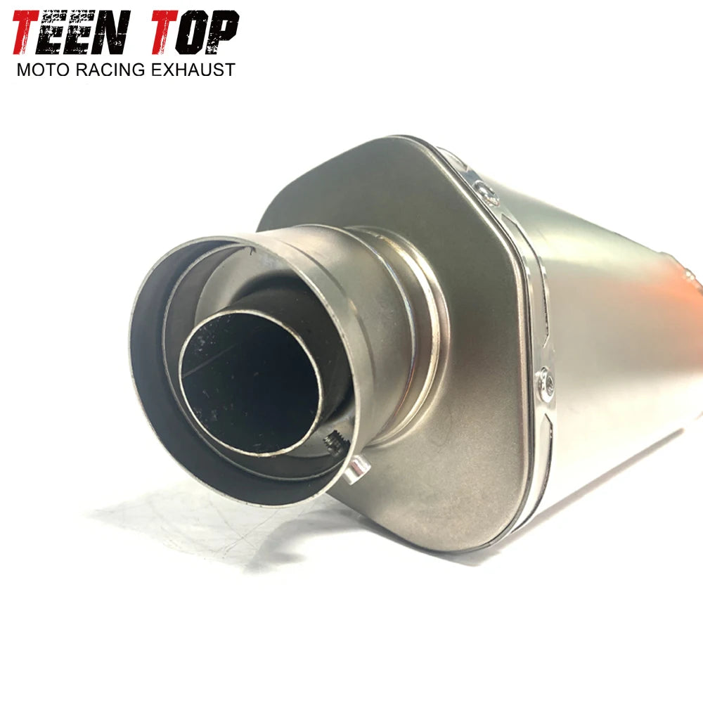 Escapamento Slip-on para Motocicleta CF MOTO 800MT 2021+ - Silenciador Conectável ao Coletor Original 800 MT