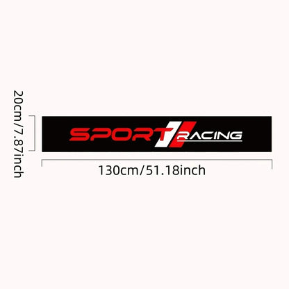 Adesivo de Vinil Impermeável para Para-brisa de Carro Esportivo, Decalque para Carro e Caminhão, Decoração Esportiva