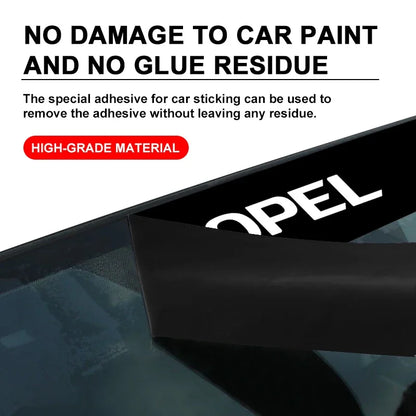Pára-brisa do carro viseira de sol tira adesivos para evitar luz solar direta para opel insignia astra antara meriva zafira h g corsa