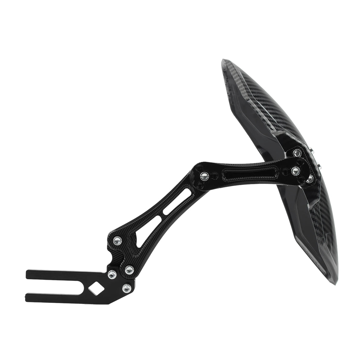 Para-lamas universal para roda traseira, liga de alumínio ajustável para motocicleta, para yamaha, honda, kawasaki, suzuki, cfmoto acima e mais