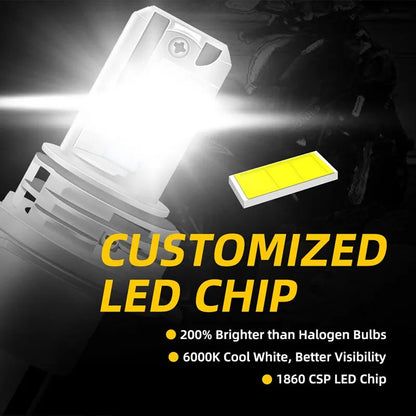 H4 led lâmpadas de farol da motocicleta hi lo feixe moto luzes para yamaha kawasaki suzuki h4 lâmpada led com canbus farol da motocicleta