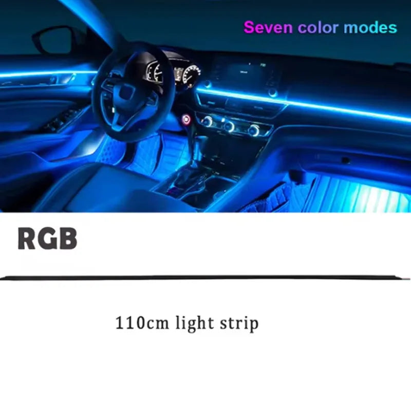 18 in 1 Symphony RGB Atmosphere Light Parts 20CM 35CM 75CM 110CM Light Strip Speaker Foot Lamp storage Light Main Sub Controller