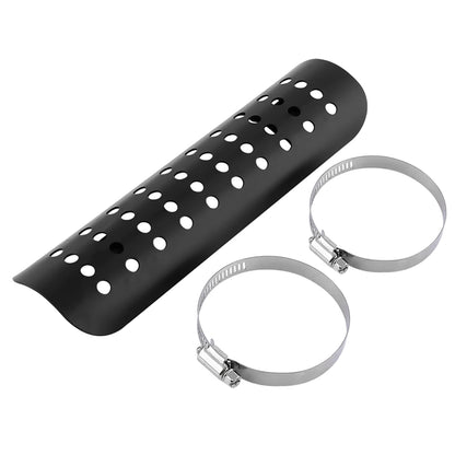 Tubo de escape reto para motocicleta, Tubo de calor universal, Motorcycle Hole