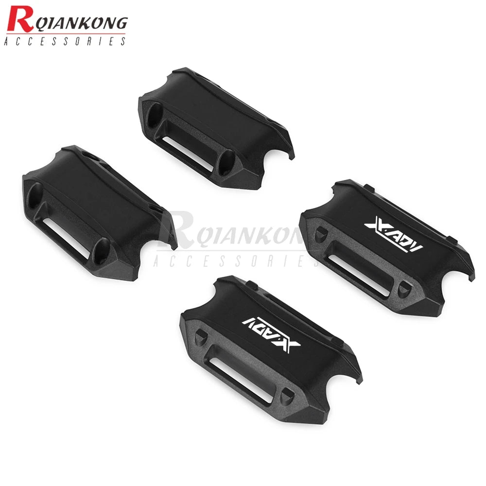 Protetor de motor para para-choque de motocicleta, bloco 25mm, barra de colisão decorativa para honda X-ADV xadv 750 x adv 2017 2018 2019 2020 2021