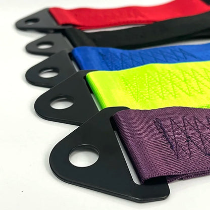 Correia de reboque de náilon de alta resistência universal jdm racing carro reboque auto cordas de reboque dianteiro e traseiro pára-choques reboque cinta de reboque decoração