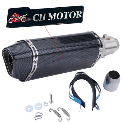Escorregar em 38-51mm universal escape da motocicleta para motos de alta qualidade para atv bicicleta de rua peças de reposição da motocicleta