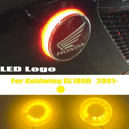 Goldwing 1800 goldwing1800 novos acessórios refletor dianteiro da motocicleta luzes led caixa lateral traseira refletor para honda gl1800 2018-