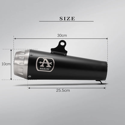 Escapamento Universal para Motocicleta 51mm 60mm com DB Killer para GSX8S CB400F MT03 DUKE1290 NSS750 XSR155 NMAX