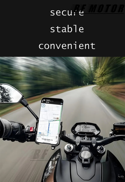 Suporte de Guidão CNC para Espelho, Celular e GPS para Motocicletas Bajaj Pulsar N160 RS200 NS200 NS160 NS125 Pulsar 150