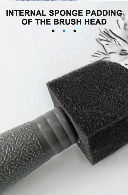 Escova Portátil de Pelúcia para Limpeza de Rodas e Pneus de Carro, Ferramenta de Lavagem e Remoção de Poeira para Detalhamento Automotivo