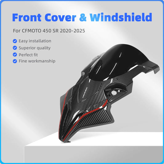 Para CFMOTO 450SR 450SRS 450SS: Novo Para-brisa Dianteiro Esportivo Modificado e Reforçado - Acessório para Motocicleta