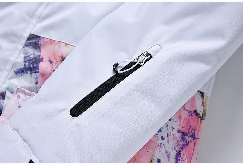 Roupa de neve masculina e feminina, roupas para snowboard, roupas de inverno, esqui, conjuntos de jaqueta e calça de neve, roupas de snowboard, feminino