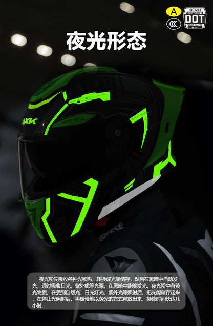 Capacete de motocicleta com certificação 3C&DOT, masculino e feminino, modular, quente para o inverno, quatro estações, capacete de segurança para scooter elétrica