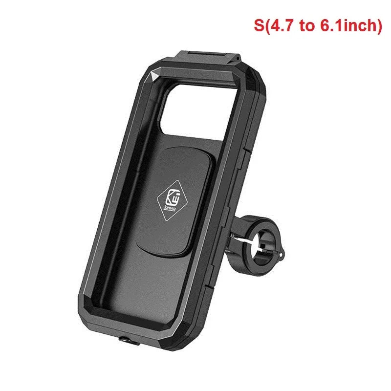 Waterproof Phone Case para bicicleta e motocicleta, celular Mount Bag, moto, scooter, suporte do telefone, guidão, espelho retrovisor, 3 a 8"