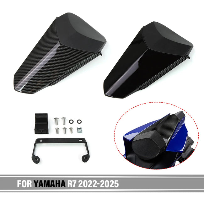 Para yamaha YZF-R7 r7 r 7 2022 2023 2024 2025 motocicleta pillion traseiro corcunda assento cowl assento do passageiro almofada carenagem cauda corcunda capa