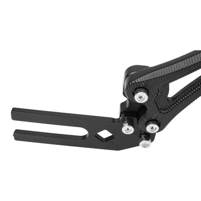 Para-lamas universal para roda traseira, liga de alumínio ajustável para motocicleta, para yamaha, honda, kawasaki, suzuki, cfmoto acima e mais