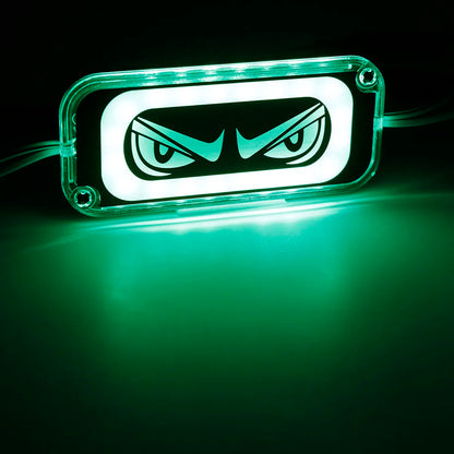 1pcs RGB Led Módulo de mau olhado Demon Eye Strobe Luz de advertência piscando lâmpada de emergência