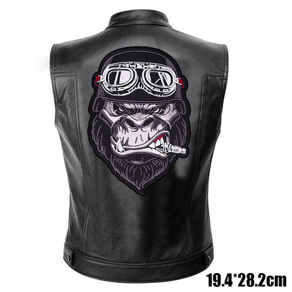Patches Bordados Grandes para Costurar ou Termocolantes em Couro, Jeans, Roupas, DIY, Motocicleta, Biker, Punk