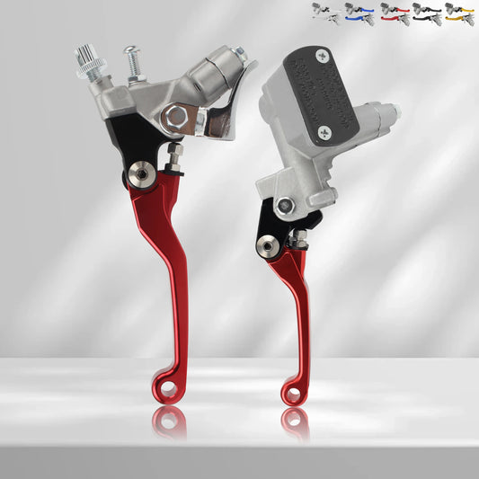 Manetes de Freio e Embreagem de 22mm para Motocicletas, Cilindro de Freio Dianteiro para CR 80 85 125 R CRF F 150 230 250 F 300L 450X Dirt Bike