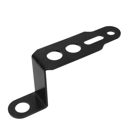 1/2 pçs motocicleta led spotlight monta suporte de extensão espelho retrovisor dianteiro liga alumínio em forma de z suporte do farol