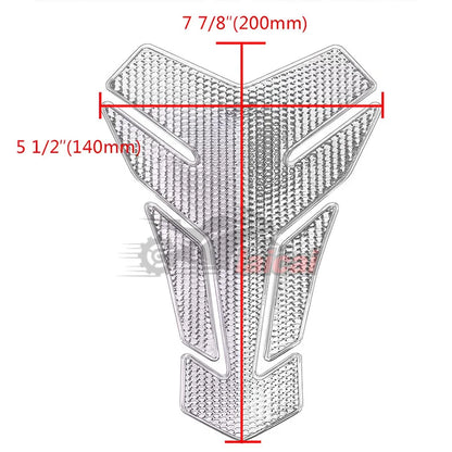 Para bajaj dominar dominar400 dominar200 acessórios da motocicleta de fibra carbono 3d óleo combustível gás tanque almofada decalque protetor adesivo