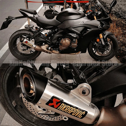 Adesivos de Metal para Escapamento de Motocicleta Akrapovic, Emblemas de Alumínio, Decalques de Logotipo para Silenciador de Moto, Acessórios para Motocicletas
