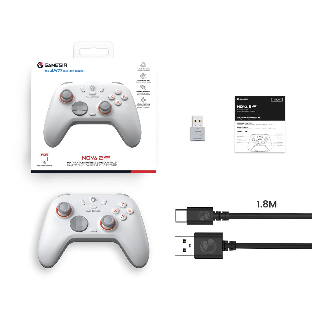 GameSir Nova 2 Lite Iron Man Edition Wireless Game Controller for Android and iOS，Switch, PC