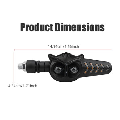 Luz de Sinalização LED para Motocicleta 2PCS 12V 24V, Lâmpada Indicadora de Pisca Segura, Lâmpada de Freio Traseira, Lâmpada Decorativa DRL para YAMAHA Honda