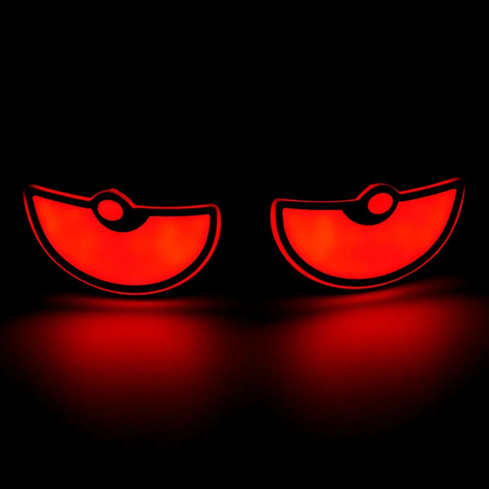 2PCS Motorbike Triangle Devil's Eye Pair Flash Light Modification Winking Eye Animation Led Display Motorbike Accessories