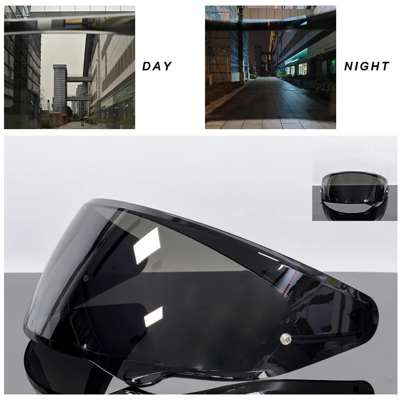 Lente de Visor para Capacete de Motocicleta HJ-38 para HJC I71 F71 HJ-38, Substituição de Capacete, Anti-UV, À Prova de Poeira, Protetor de Vento, Acessórios para Motocicleta