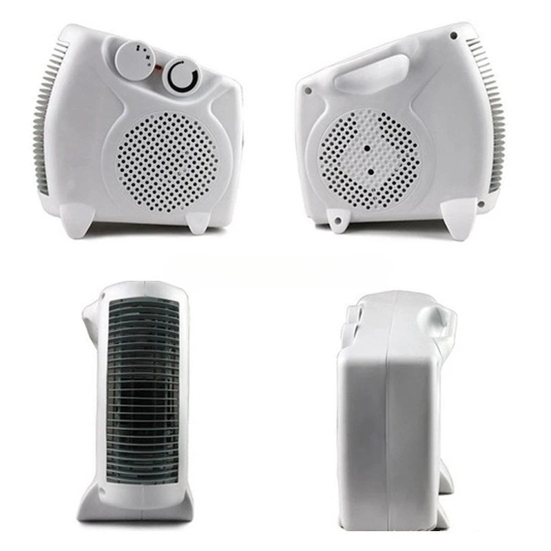 Aquecedor elétrico portátil, controle automático de temperatura, mini ventilador de mesa, aquecimento rápido, aquecedor de ar elétrico