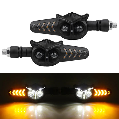 Luz de Sinalização LED para Motocicleta 2PCS 12V 24V, Lâmpada Indicadora de Pisca Segura, Lâmpada de Freio Traseira, Lâmpada Decorativa DRL para YAMAHA Honda