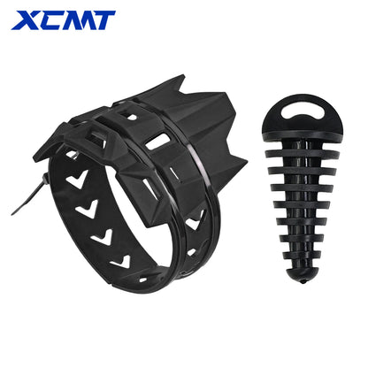 Protetor de Escapamento para Motocicleta, Conjunto de Plugues para Tubo de Escape para KTM Yamaha Husqvarna Dirt Pit Bike, Acessórios MOTO