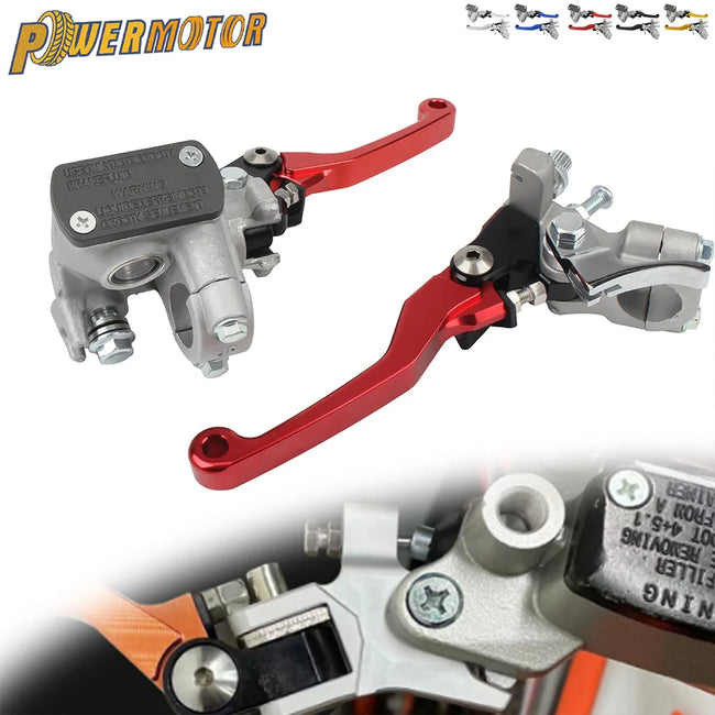 Manetes de Freio e Embreagem de 22mm para Motocicletas, Cilindro de Freio Dianteiro para CR 80 85 125 R CRF F 150 230 250 F 300L 450X Dirt Bike